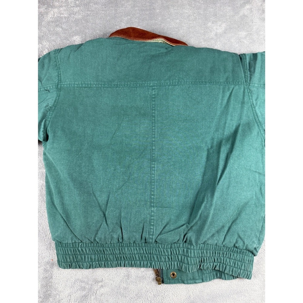 Vintage 90s Backwoods Boys Canvas Jacket Plaid Lined Deadstock NWT Small - Picture 12 of 12